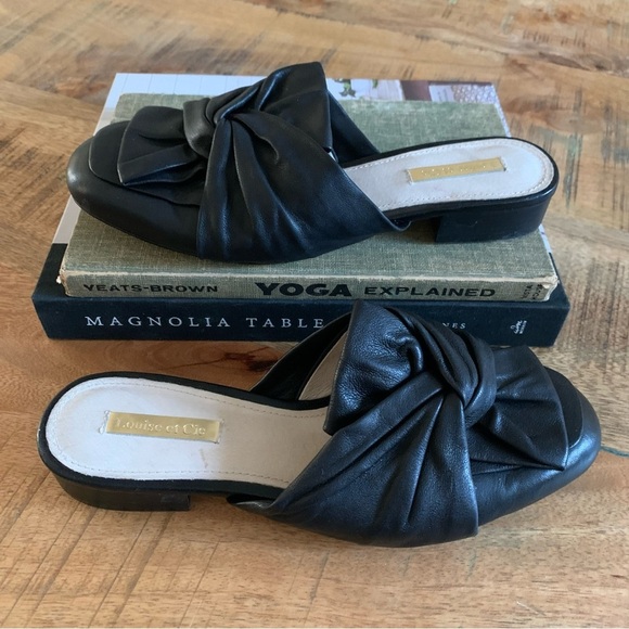 Louise et Cie Genuine Leather Bylot Twist Mule Size 5.5 - Picture 7 of 13